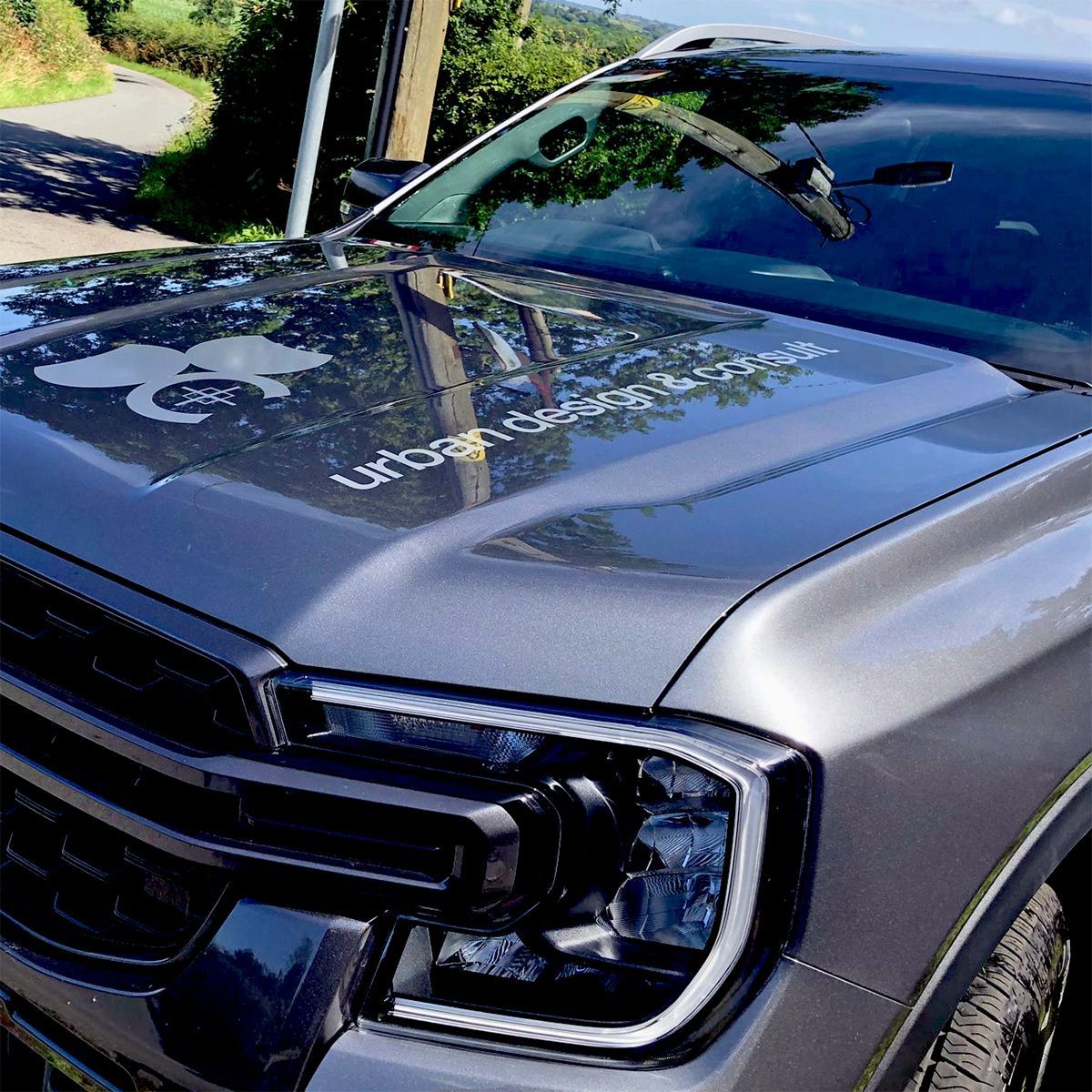 Construction vehicle branding