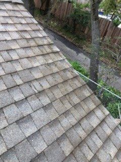 Gutter cleaning after image