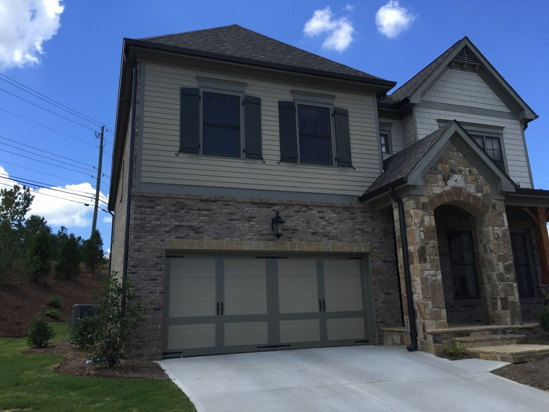 Custom Overlay Carriage Door