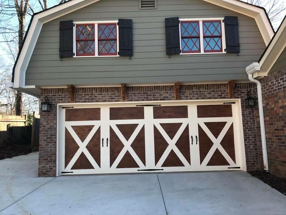 Custom Overlay Carriage Door