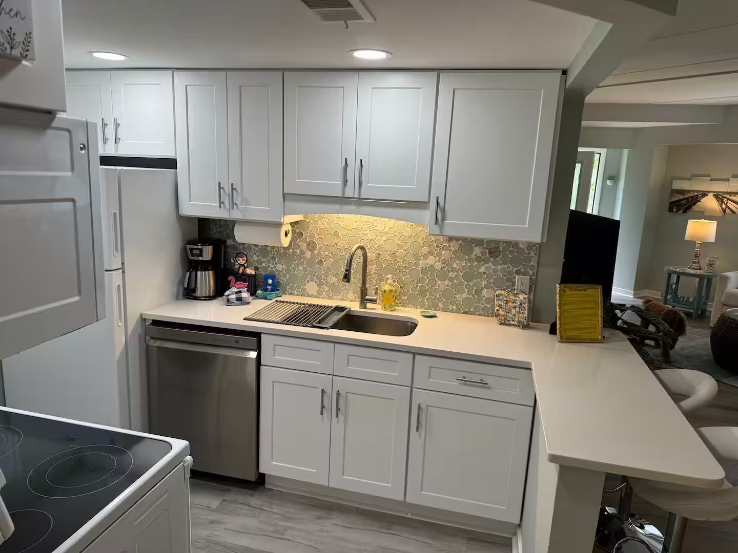 Your vacation rental includes a modern kitchen with all the appliances you'll need.