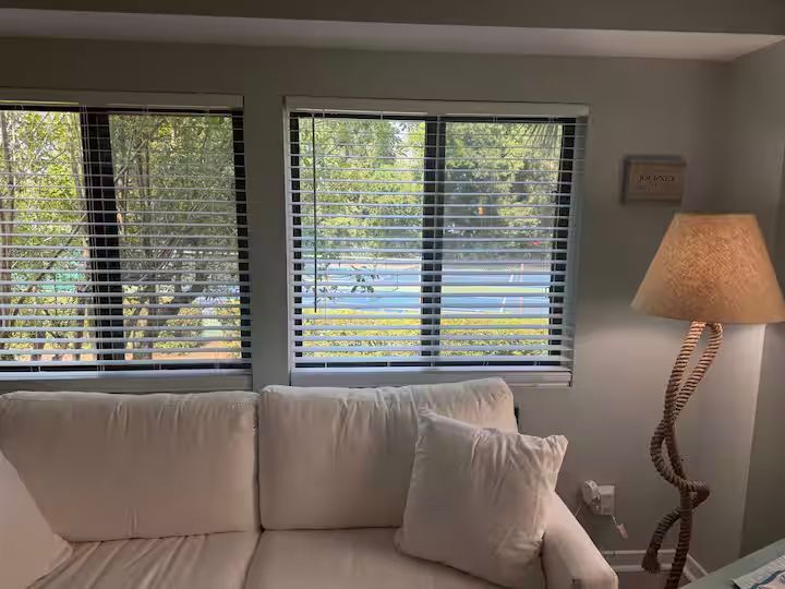Your vacation rental has a beautiful view of the tennis and pickleball courts.