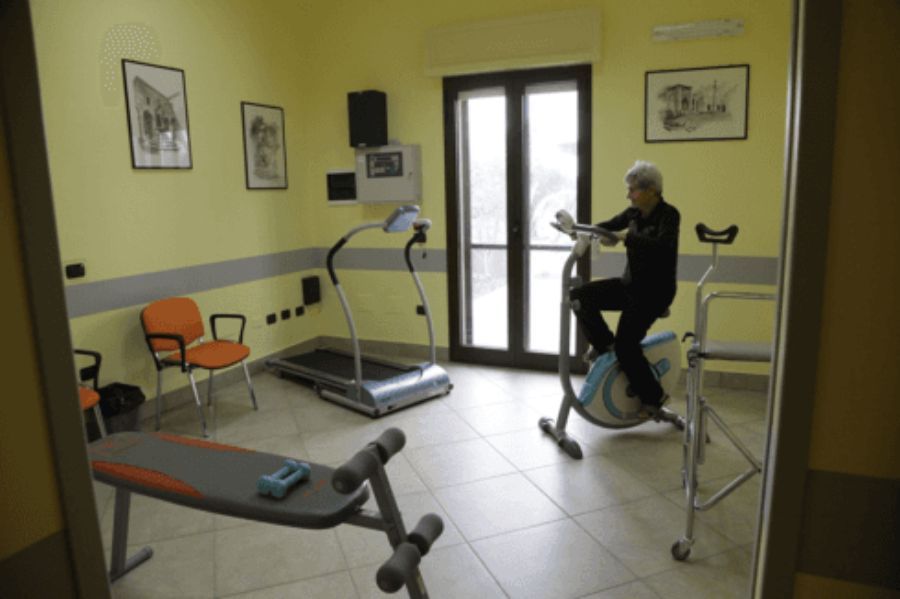 Residenza per anziani con palestra