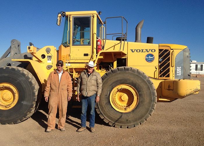 Loading Sand On Truck — La Luz, NM — R.D. Blankenship Dirt Work LLC