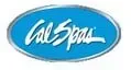 A blue oval with the word cal spas written on it.