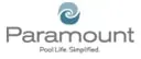 The logo for paramount pool life simplifies is shown on a white background.