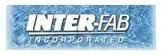 The logo for inter fab corporation is on a blue background.