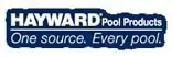 The logo for hayward pool products says `` one source . every pool . ''