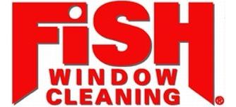 Red FISH Window Cleaning logo.
