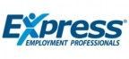 Express Employment Professionals logo in dark blue with a person in blue.