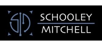 Logo for Schooley Mitchell: dark background, stylized initials and name in white.