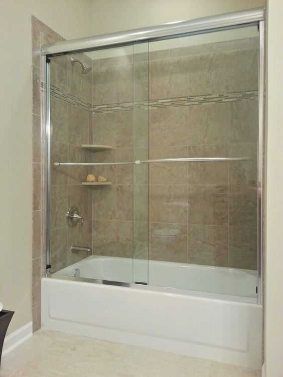 bipass shower semiframeless