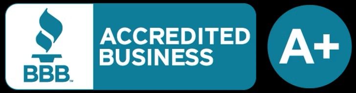 BBB Accredited Business with an A+ rating.