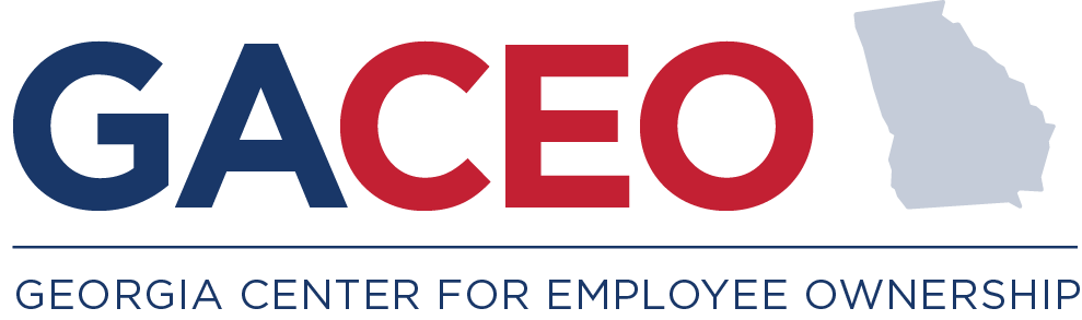 The logo for the georgia center for employee ownership