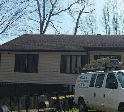 Storm Damage — Before Roof Replacement in Dinwiddie, VA