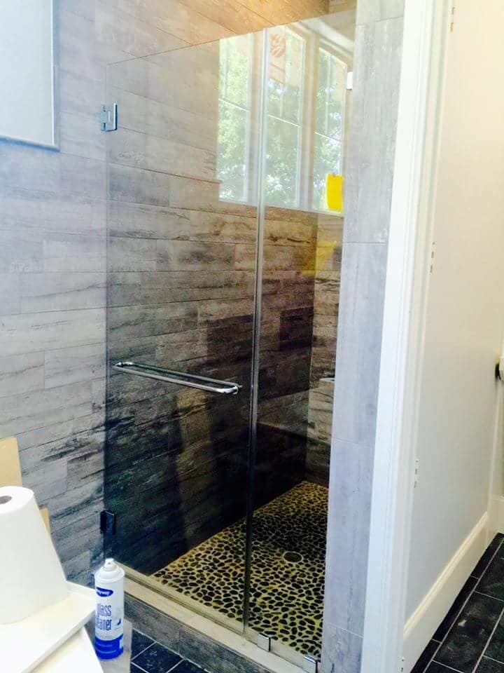 Glass Door Dark Grey —  Residential Glass in Houston, TX