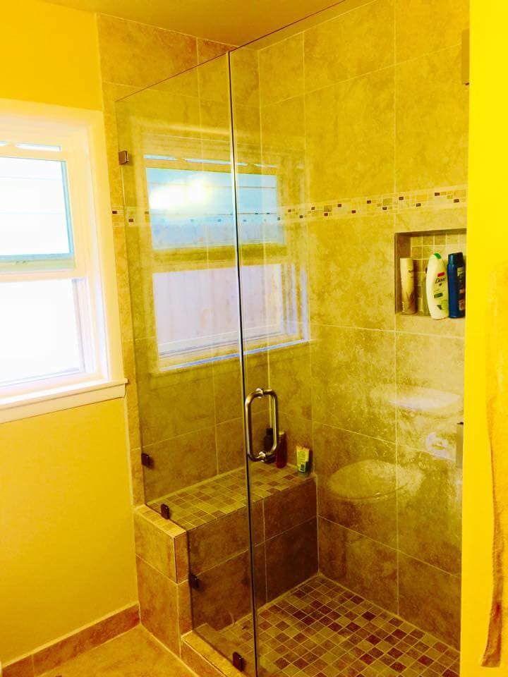 Shower Glass Partition —  Residential Glass in Houston, TX