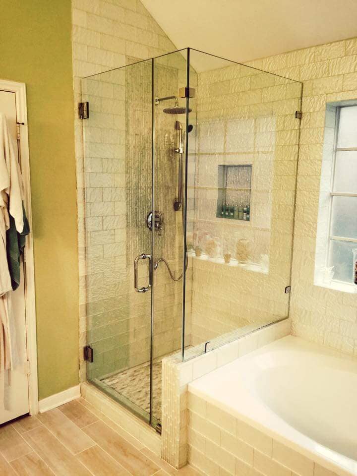 Elegant Shower Glass Design —  Residential Glass in Houston, TX