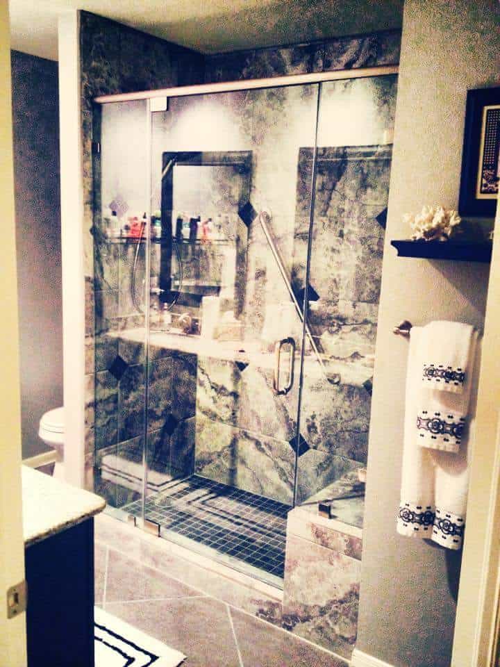 Modern Shower Glass Design —  Residential Glass in Houston, TX