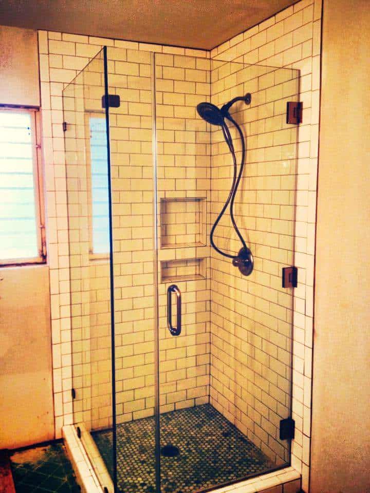 Simple Shower Glass Design —  Residential Glass in Houston, TX