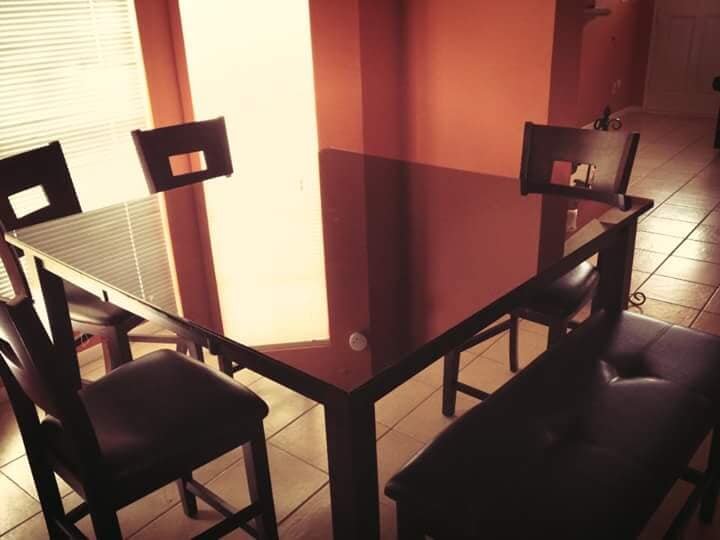 Square Table Glass —  Residential Glass in Houston, TX