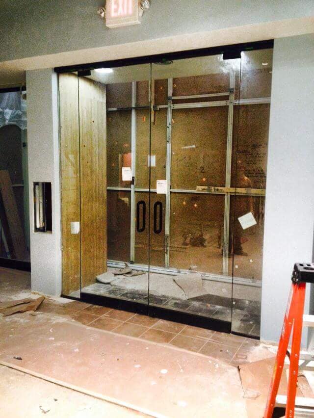 Exit Glass Door — Commercial Glass in Houston, TX