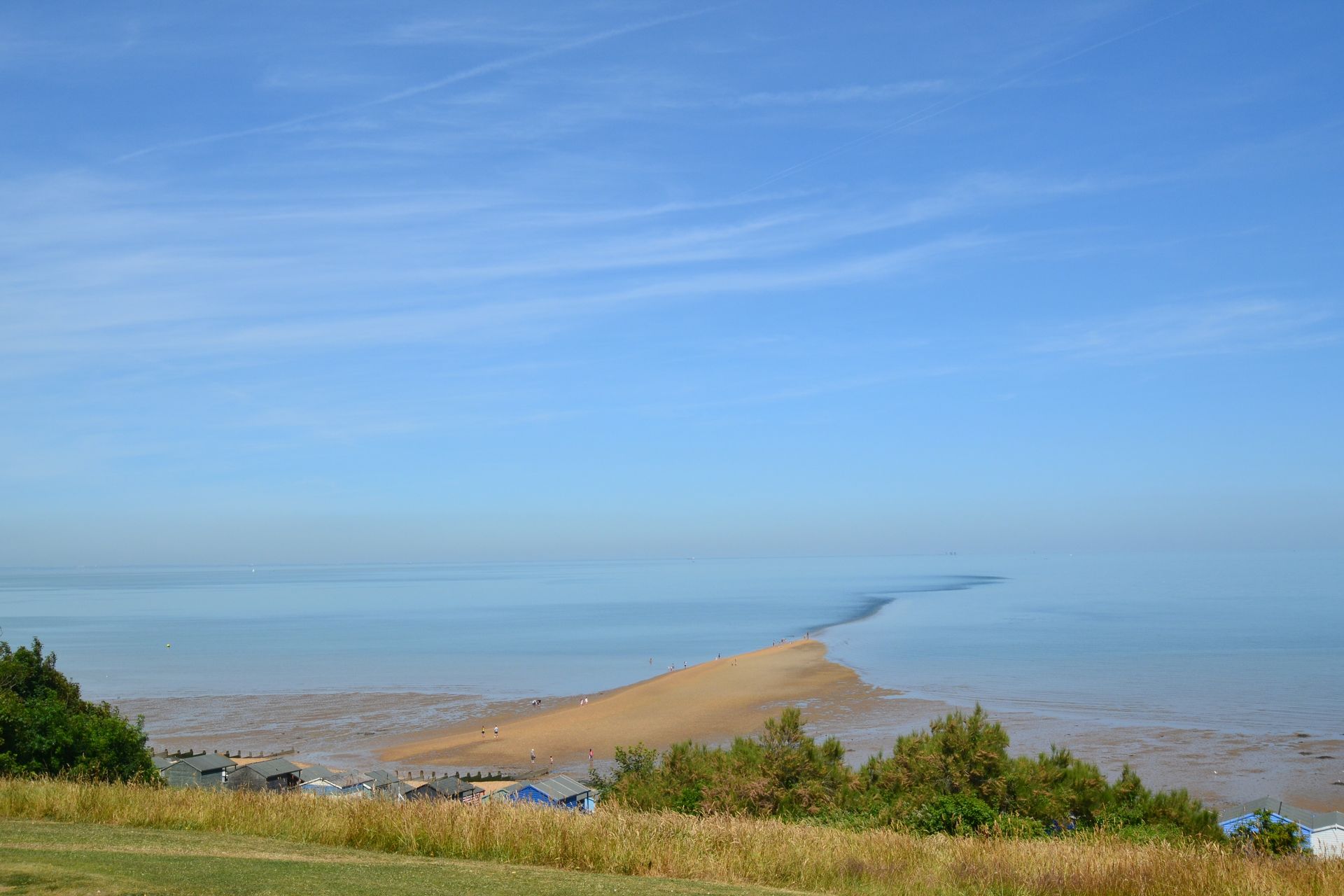 Tankerton Beach On The Outskirts Of Whitstable