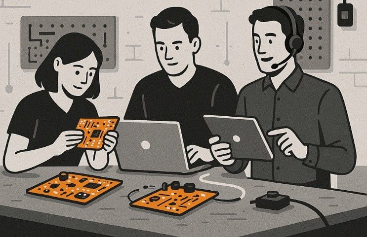 Engineer providing onsite support