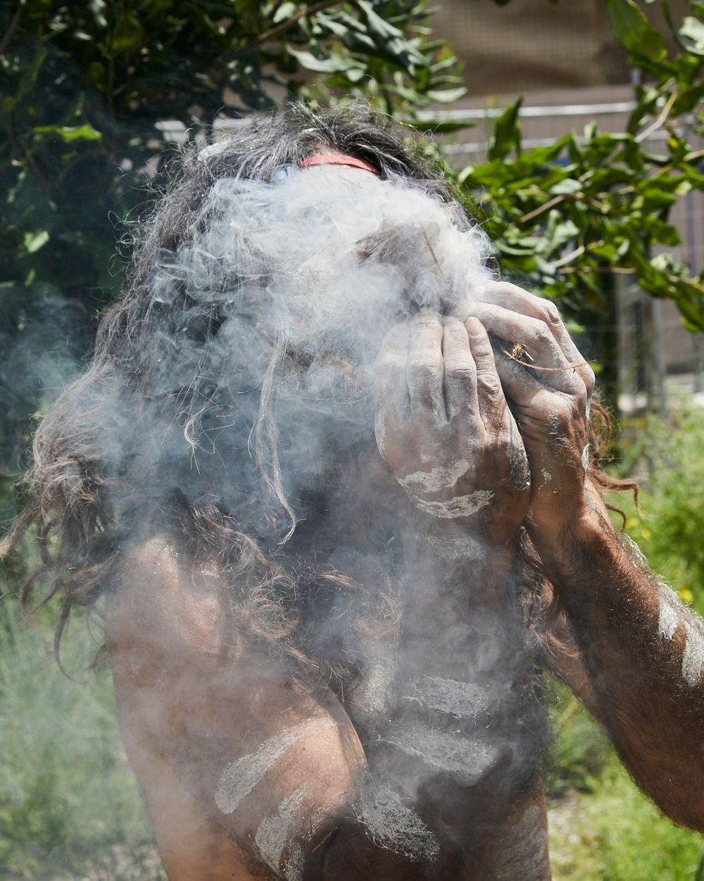 uncle les, smoking ceremony