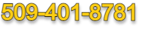 A phone number is displayed in yellow letters on a white background.