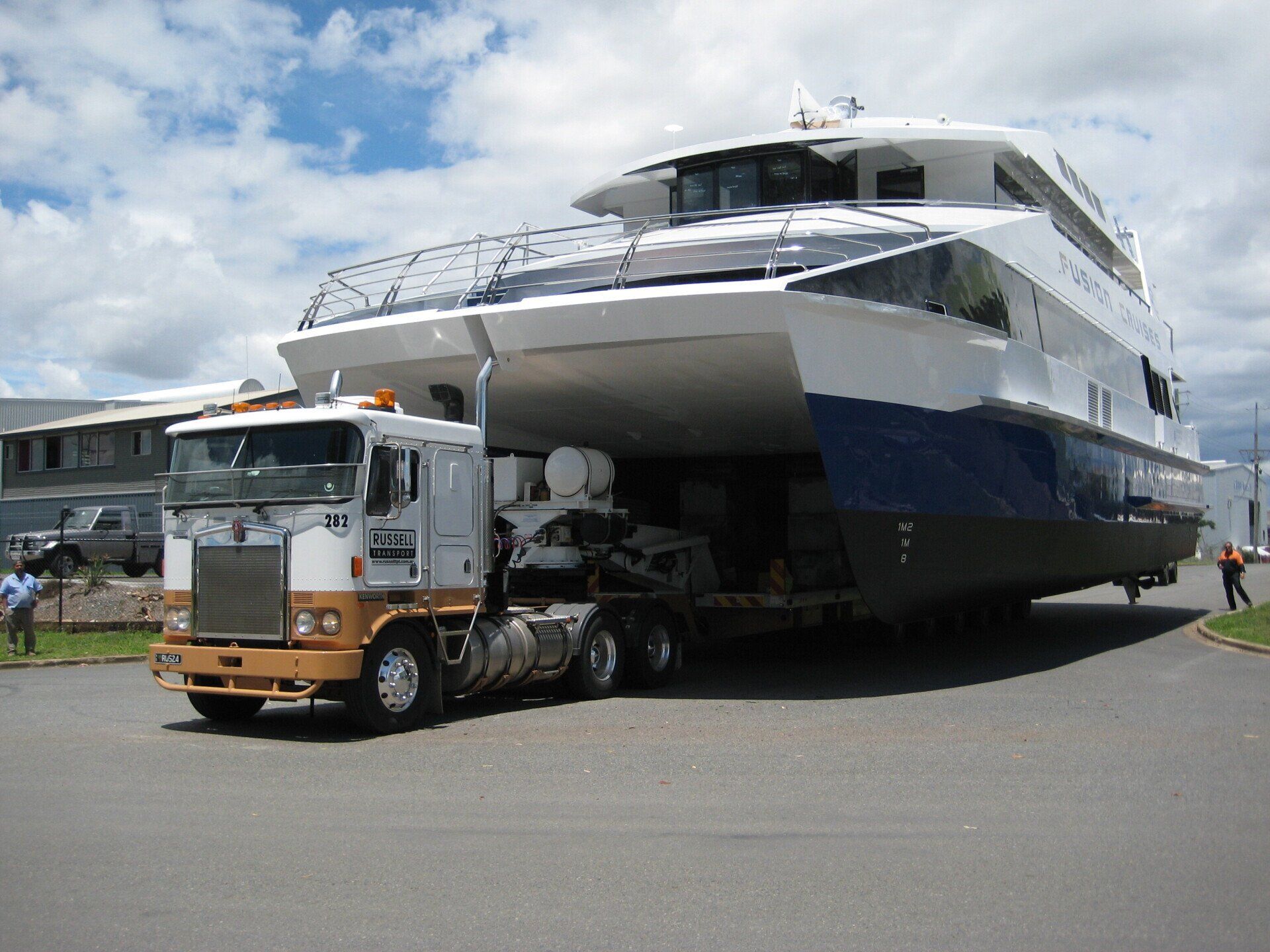 White Truck — Eagle Farm, QLD — Russell Transport Pty Ltd