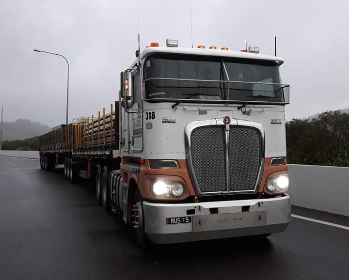 Transport Truck on the Road — Eagle Farm, QLD — Russell Transport Pty Ltd