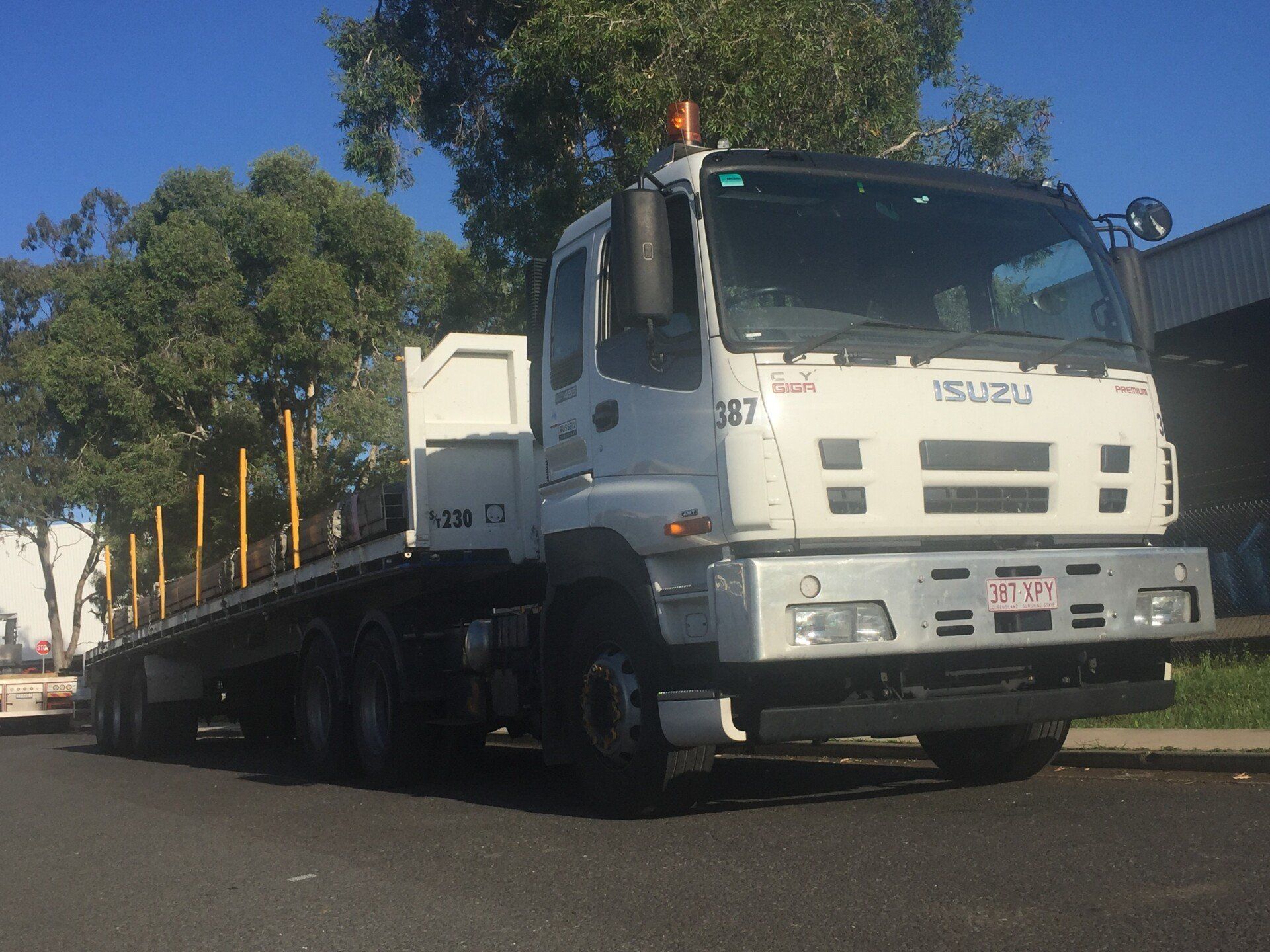 Loading on Truck — Eagle Farm, QLD — Russell Transport Pty Ltd