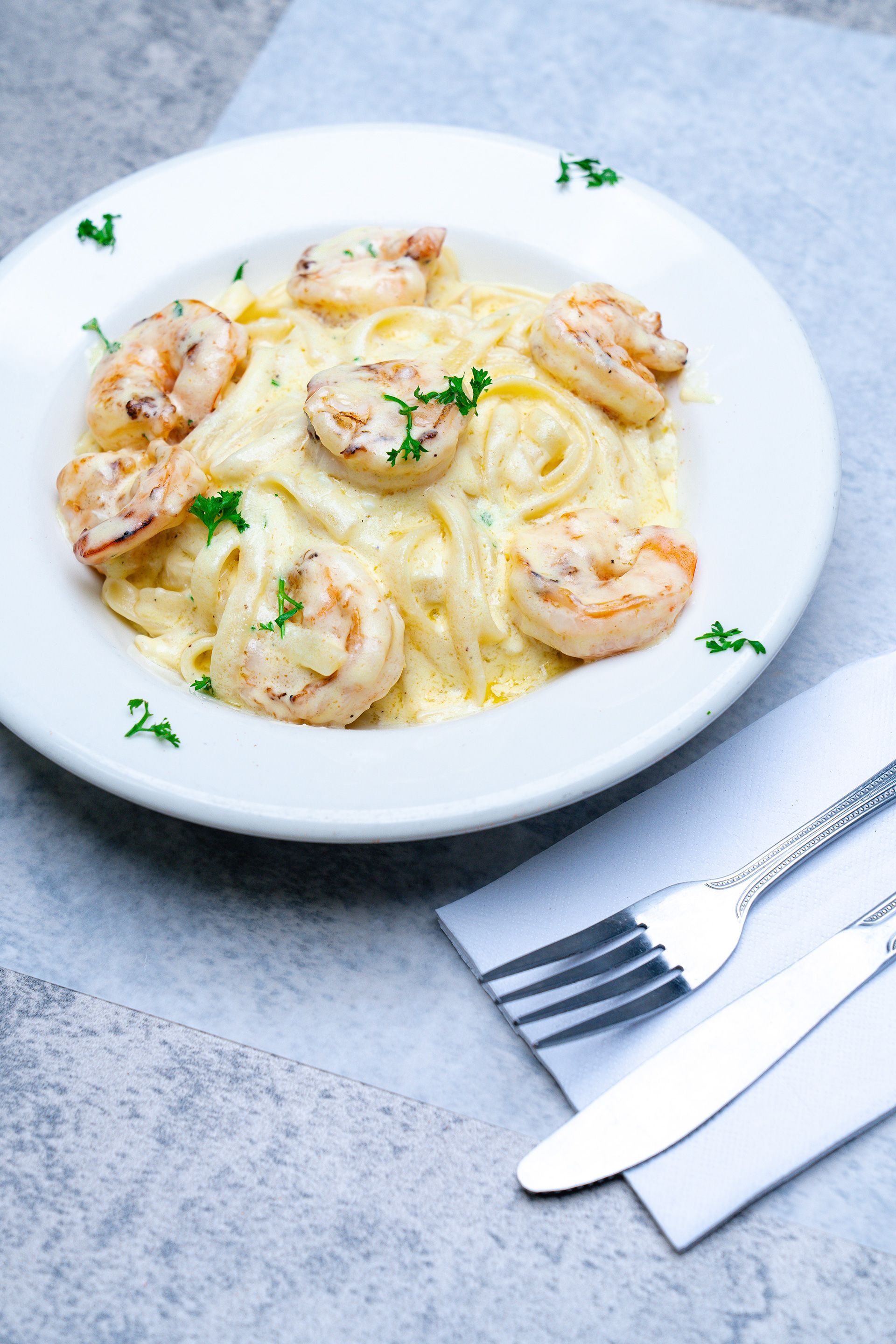 Shrimp Alfredo