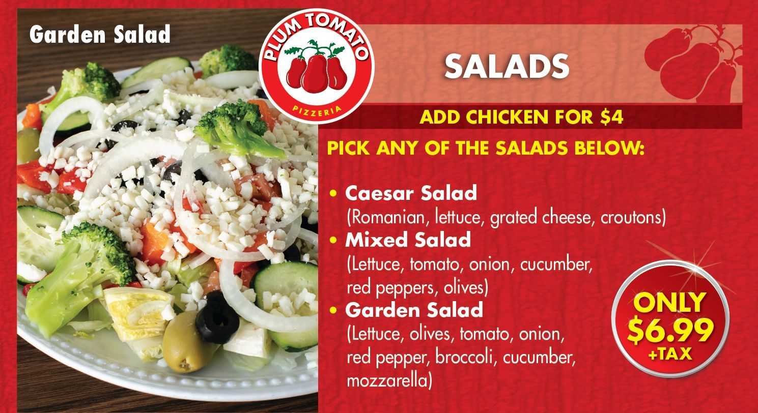 Plum Tomato Pizzeria Lunch 1