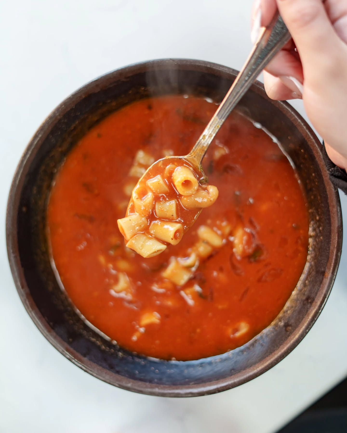 Plum Tomato Pizzeria Soup