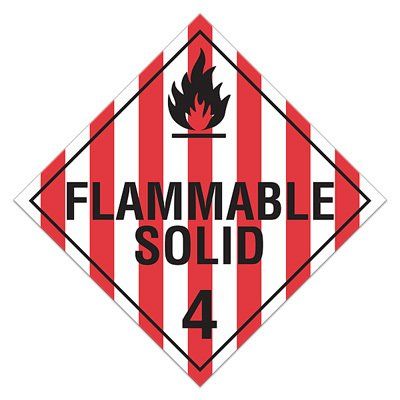 Picture for Flammable Solid and Combustibles