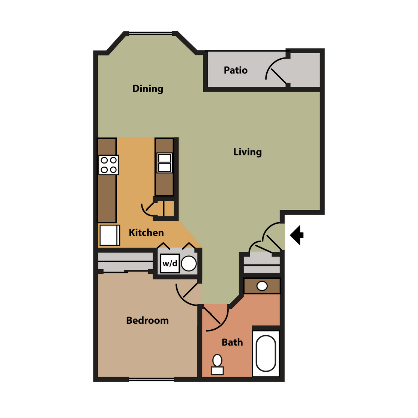 1 Bedroom Apartments for Rent in Cheney, WA