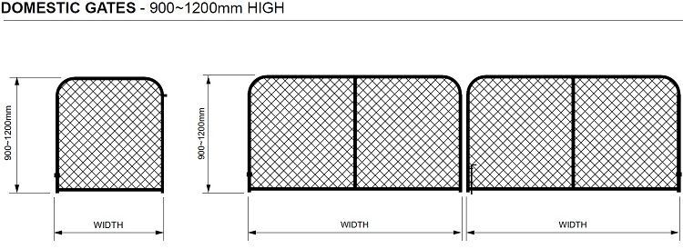 A black and white drawing of a chain link fence