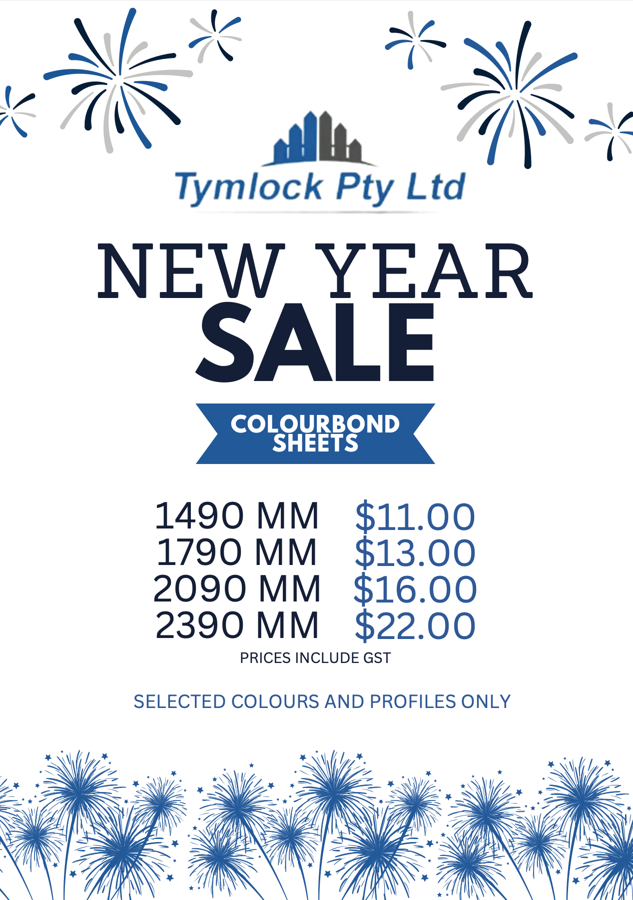 New year fencing sale