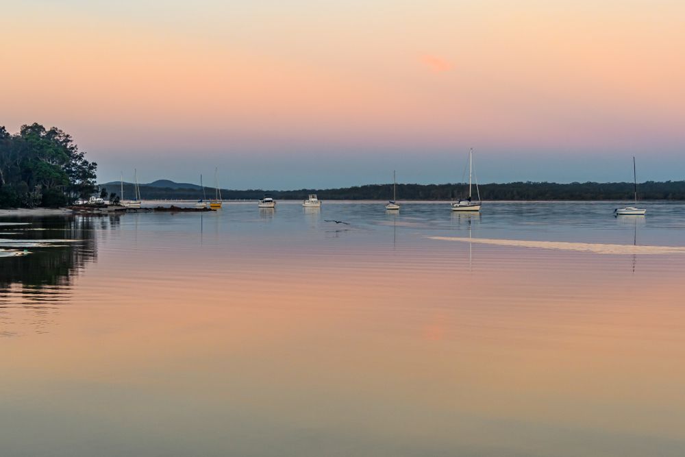 Sunset Waterscape of The Creek — Water Equipment in Mallabulla, NSW