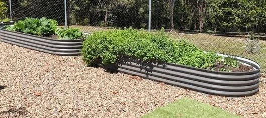 2 Raised Garden Beds Used For Food — Foley's Tanks in Woombye, QLD