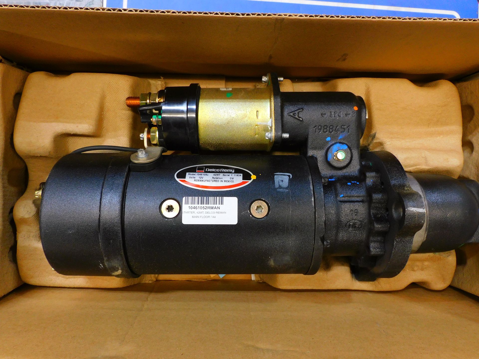 Starter 42MT Delco Reman 10461052RMAN