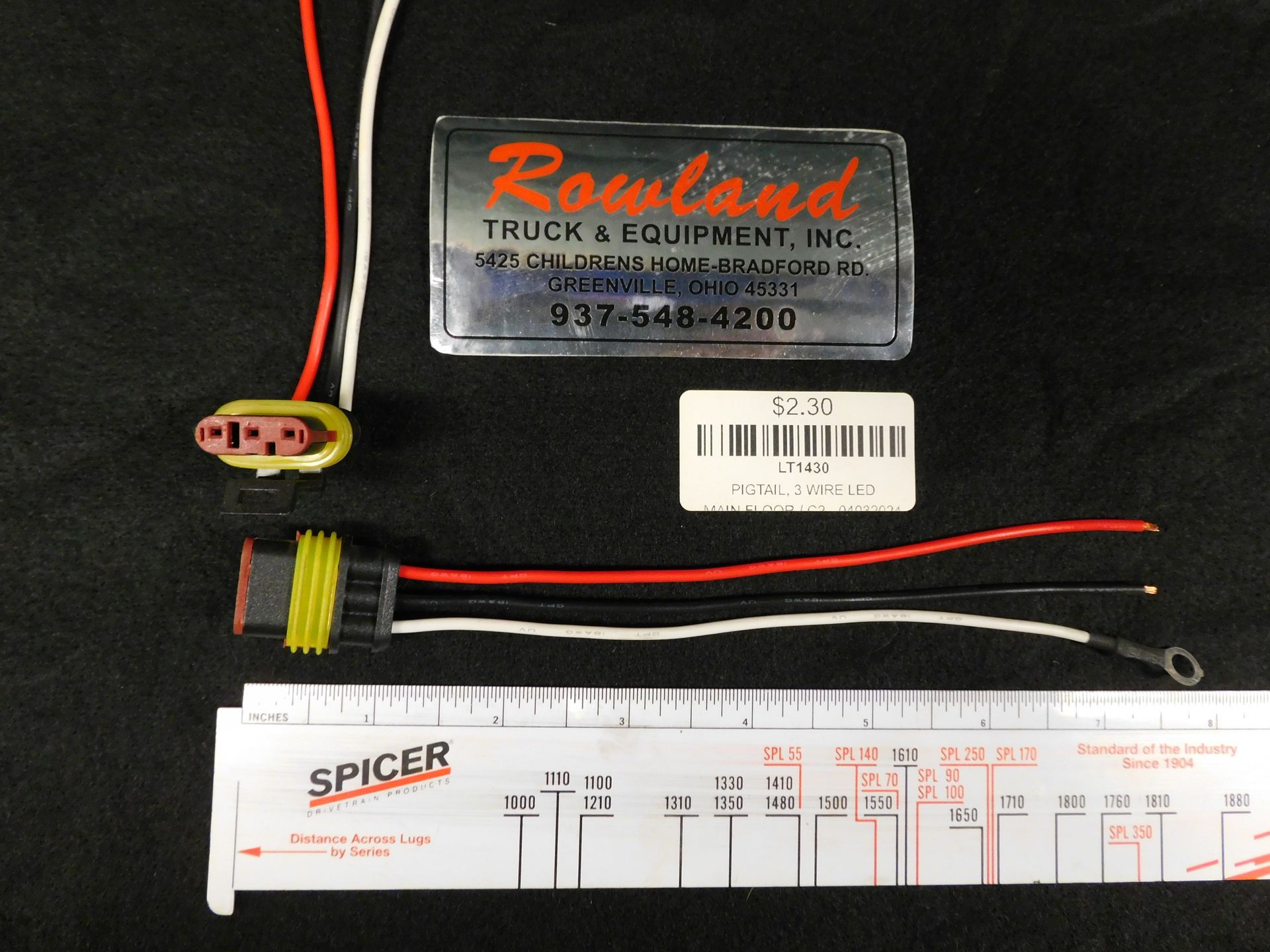 3 Wire LED Pigtail LT1430