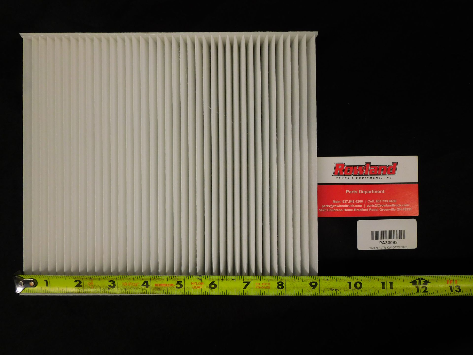 Baldwin Cabin Filter PA30093