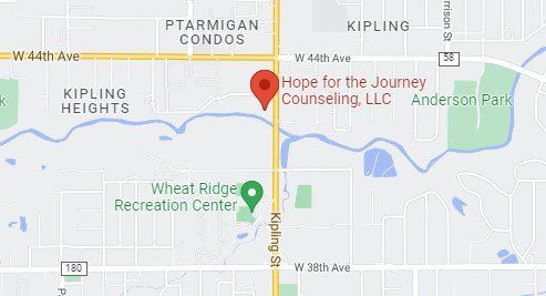 Map location for Hope for the Journey Counseling
