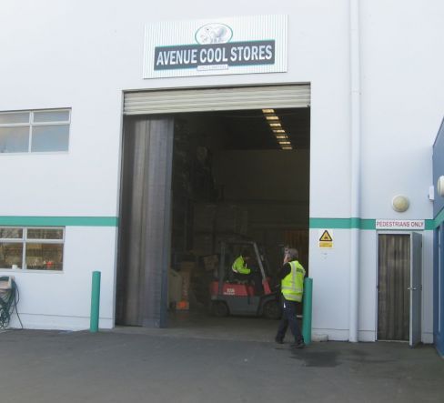 Our commercial refrigeration storage area in Christchurch 