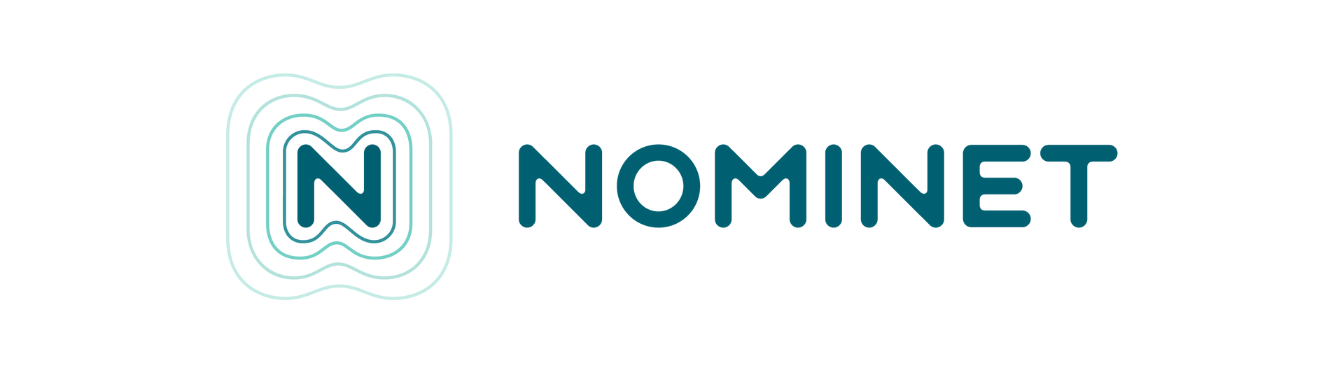 The teal Nominet logo, featuring a stylized letter 