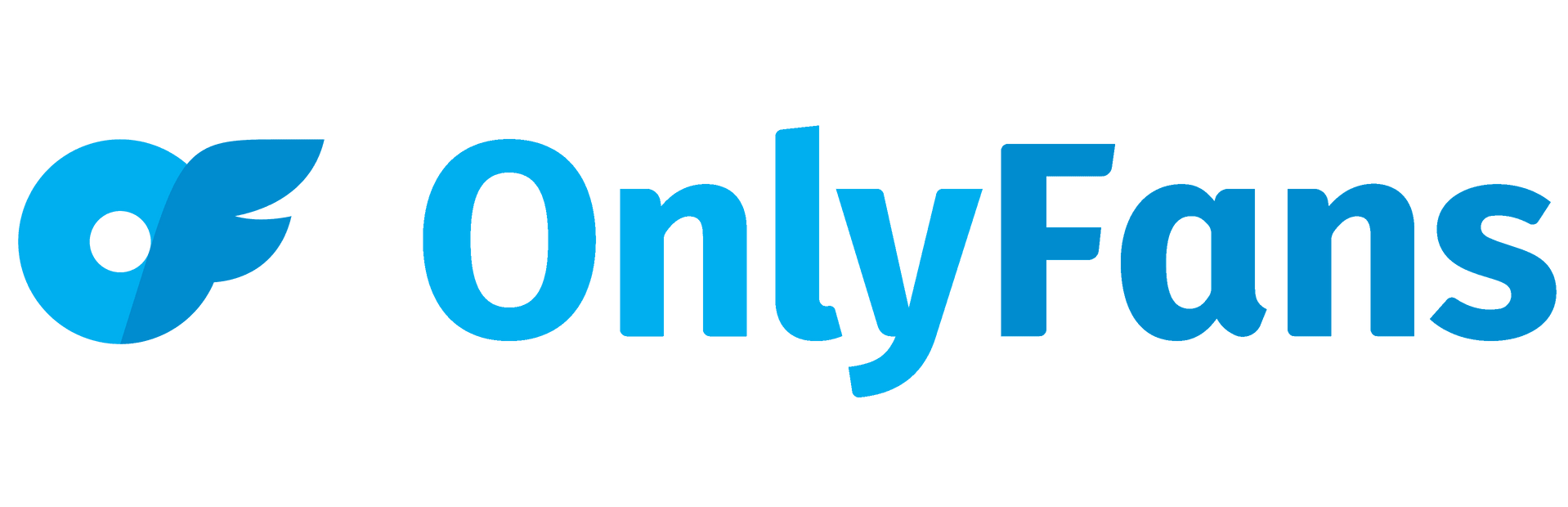 The blue OnlyFans logo featuring a stylized 'of' icon followed by the brand name in a bold sans-serif font.