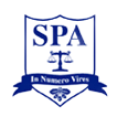 Blue shield logo with the letters 